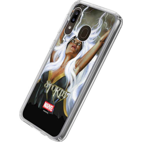 Marvel X-Men Storm by Joe Jusko Galaxy A20 Clear Case